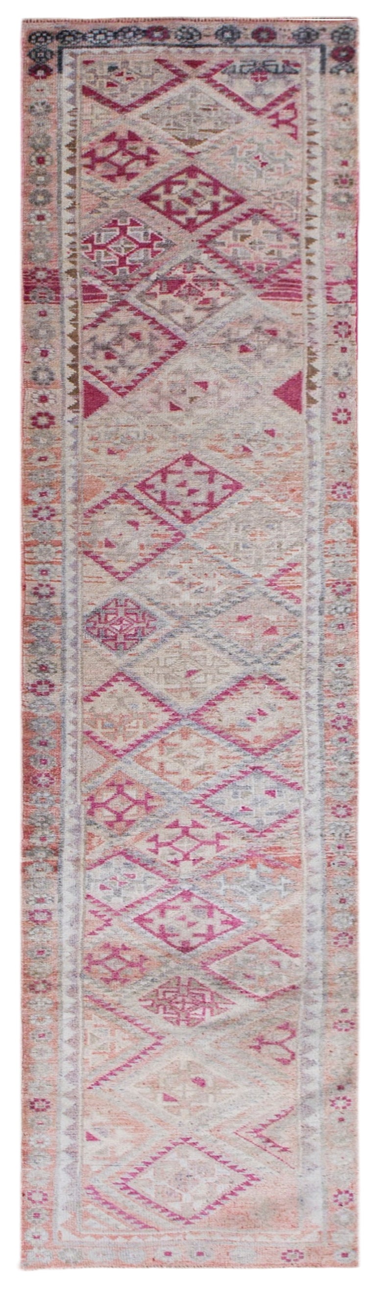 Vintage Anatolian Runner Rug 2'8" x 13' (83x395 cm)