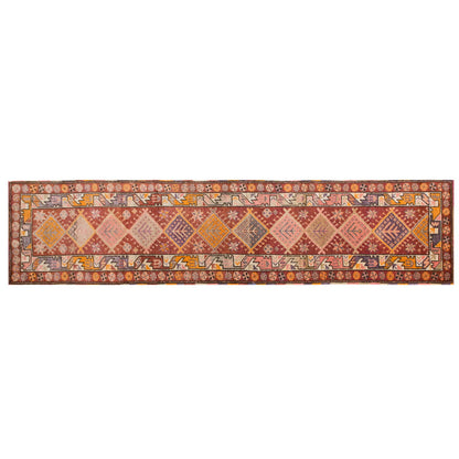 Vintage Anatolian Runner Rug 89x345 cm / 2'11"×11'4"
