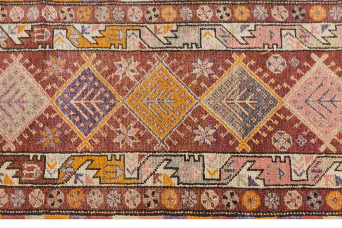 Vintage Anatolian Runner Rug 89x345 cm / 2'11"×11'4"