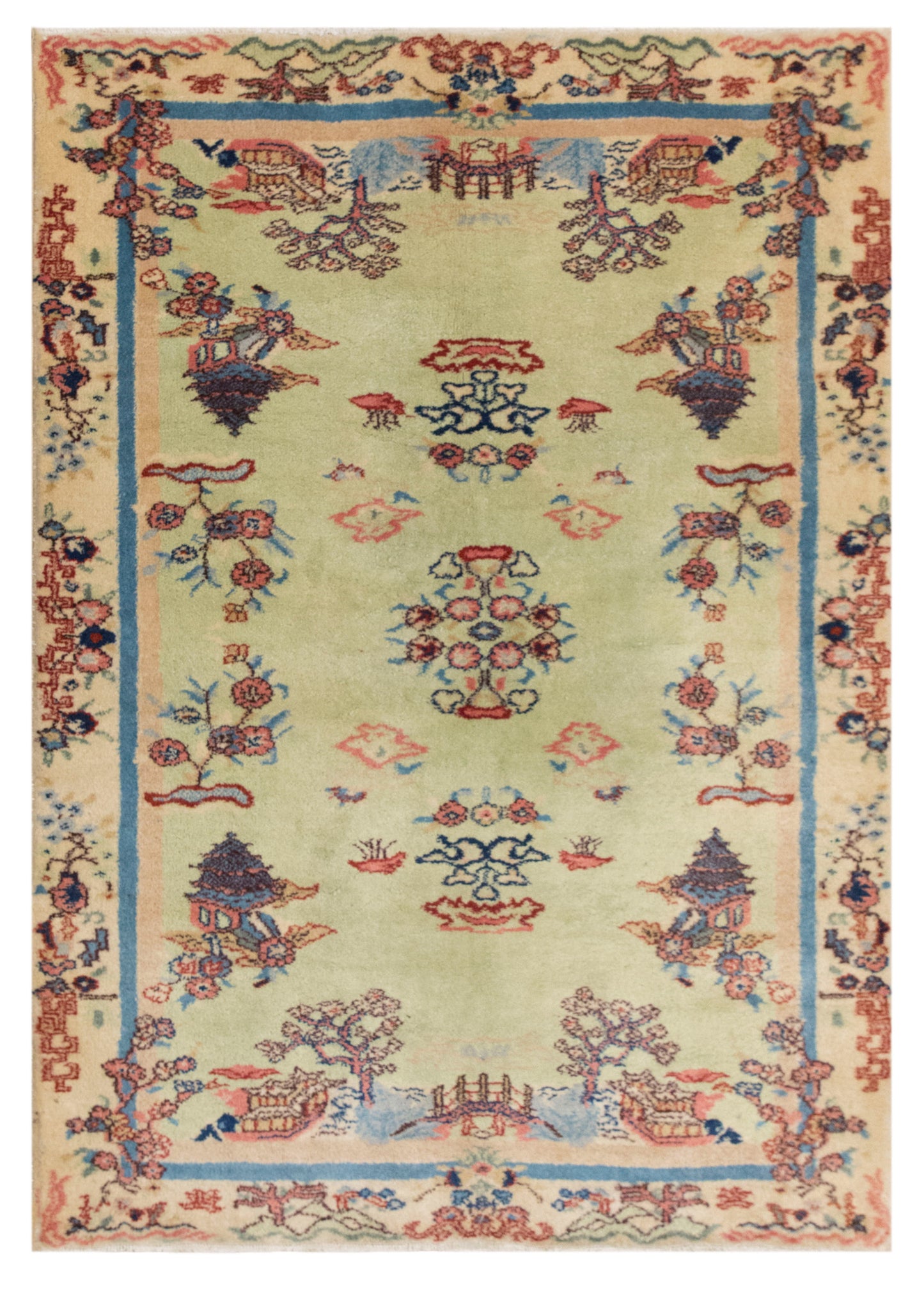 Vintage Anatolian Turkish Rug 122 x 172 cm (4 x 5.8 ft)