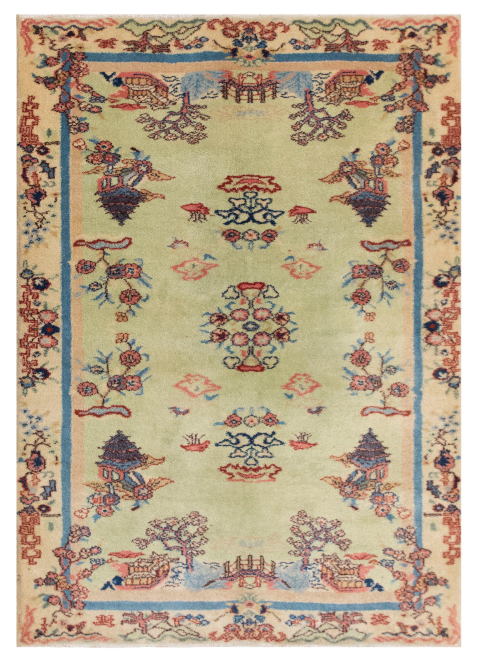 Vintage Anatolian Turkish Rug 122 x 172 cm (4 x 5.8 ft)