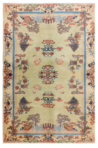 Vintage Anatolian Turkish Rug 122 x 180 cm (4 x 5.9 ft)