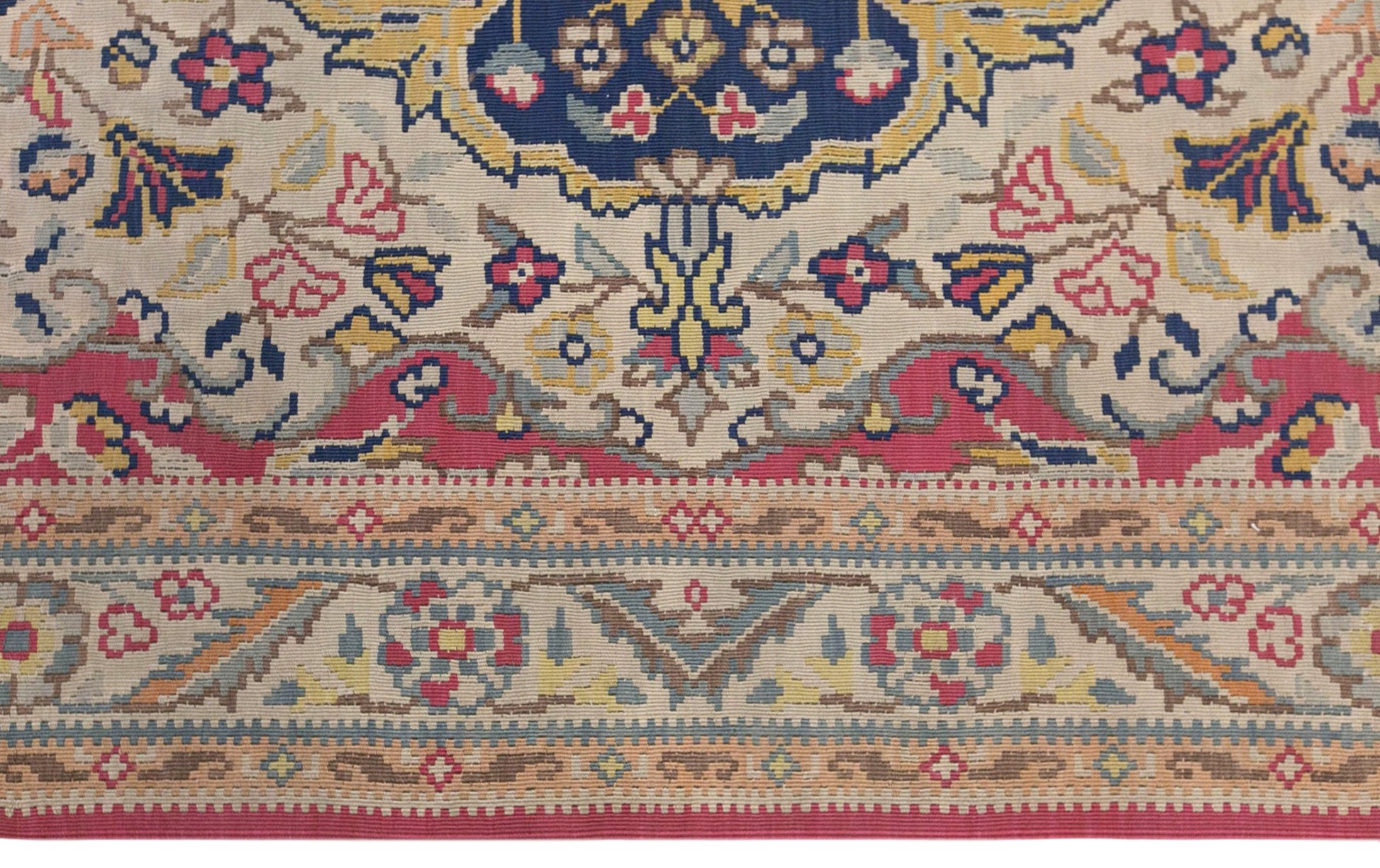 Vintage Antique Bessarabian Kilim, 155 x 260 cm / 5.1 x 8.5 ft