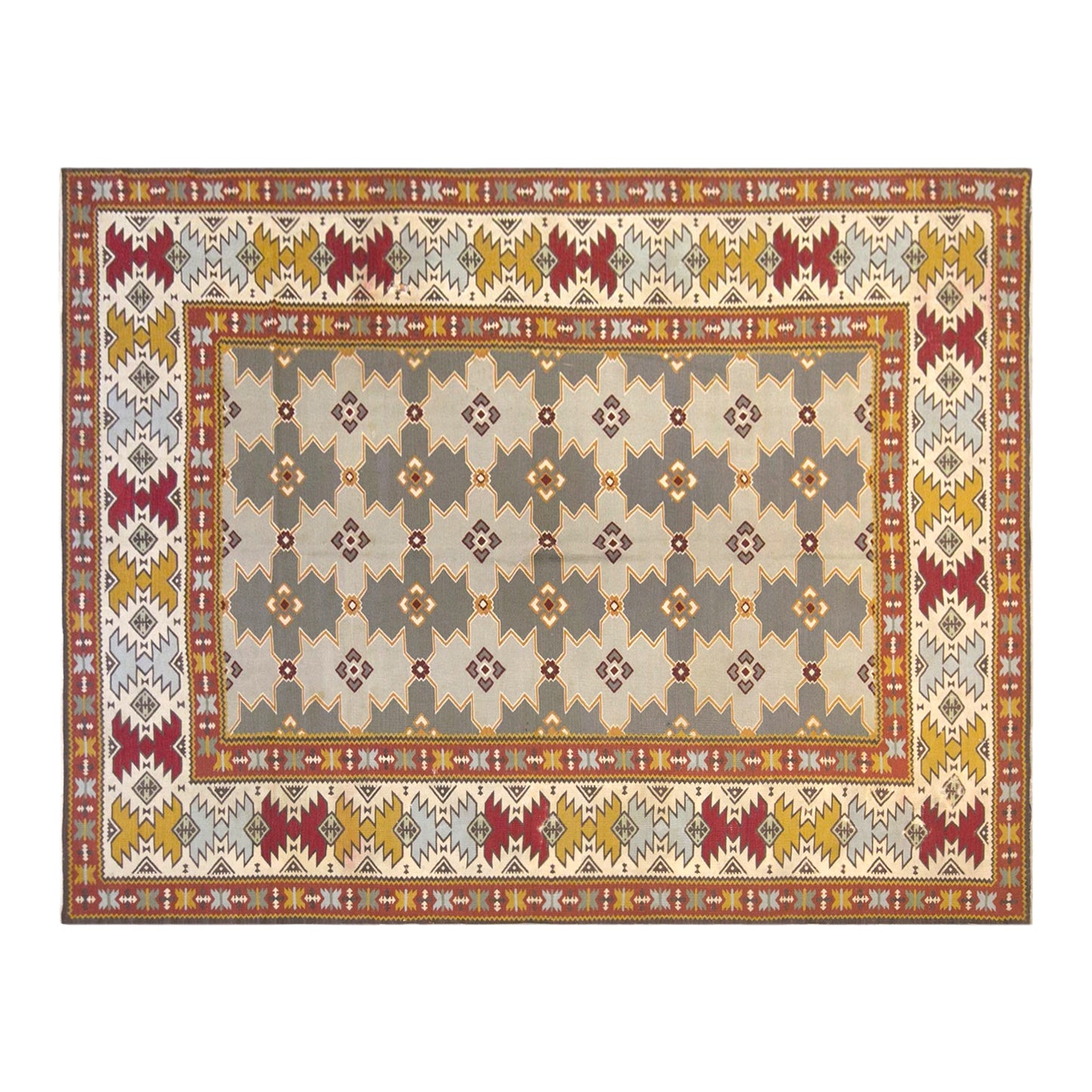 Vintage Antique Bessarabian Kilim, 205 x 310 cm / 6.7 x 10 ft