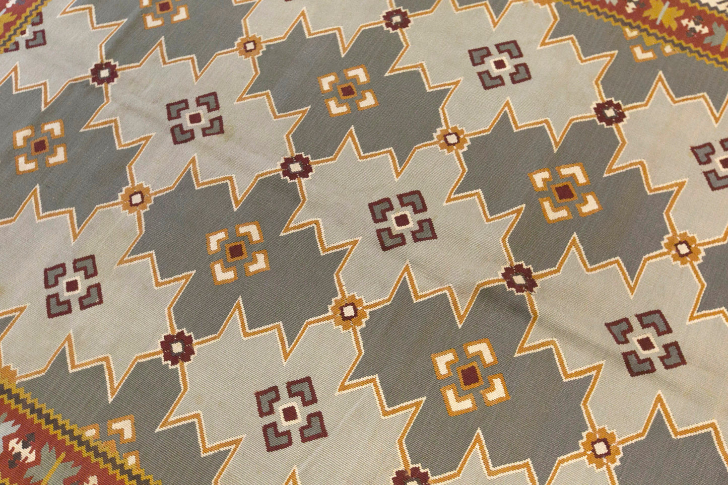 Vintage Antique Bessarabian Kilim, 205 x 310 cm / 6.7 x 10 ft