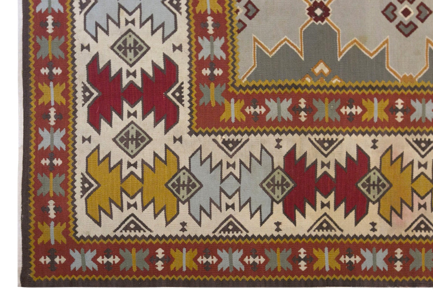 Vintage Antique Bessarabian Kilim, 205 x 310 cm / 6.7 x 10 ft