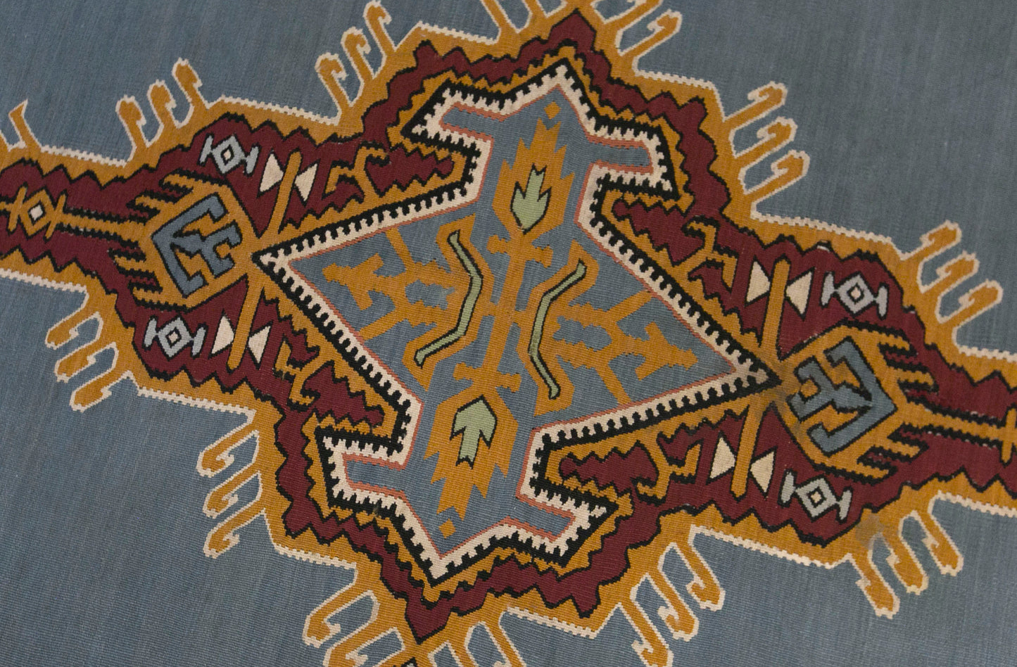Vintage Antique Bessarabian Kilim, 215 x 300 cm / 7.1 x 9.8 ft