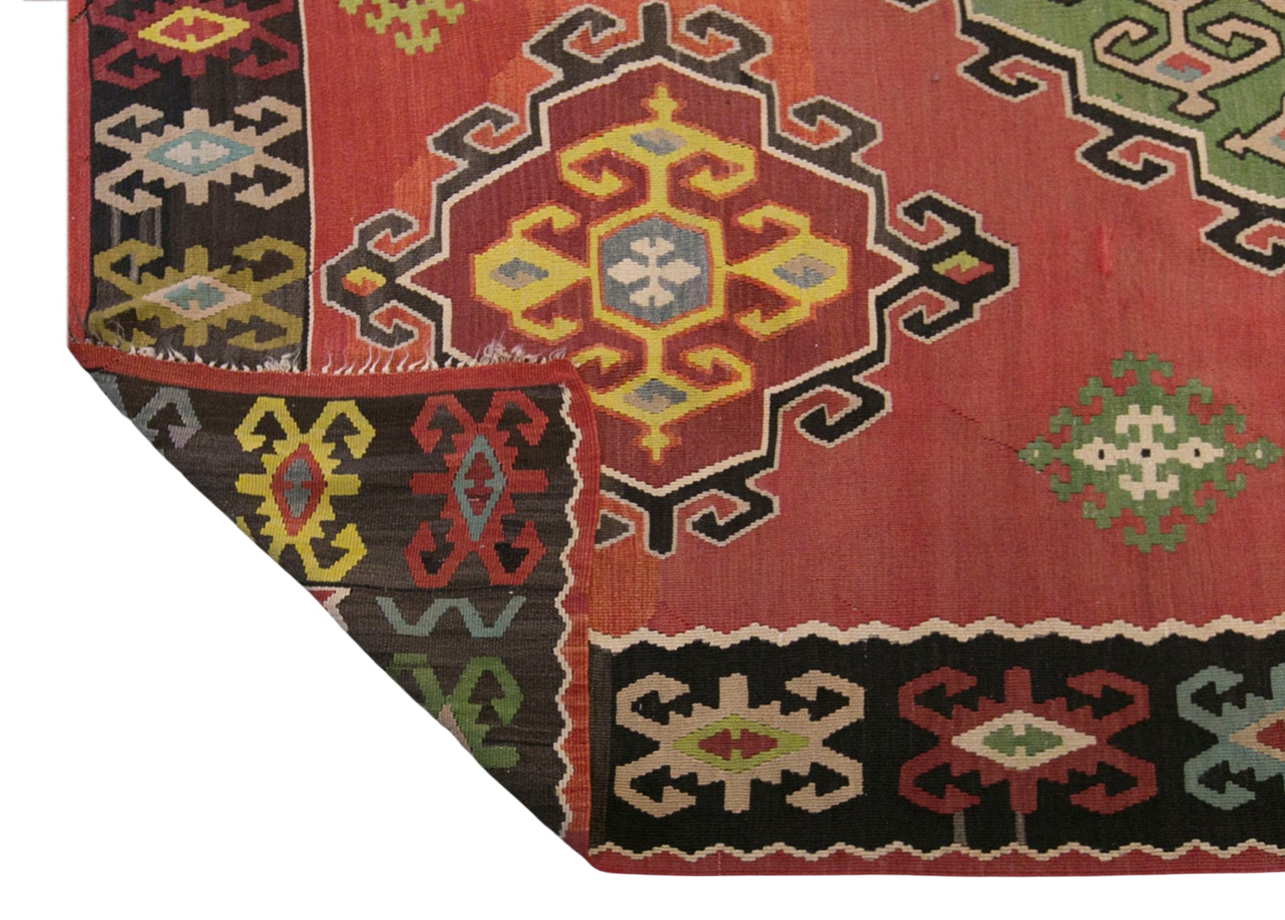 Vintage Antique Bessarabian Kilim, 230 x 325 cm / 7.5 x 11 ft
