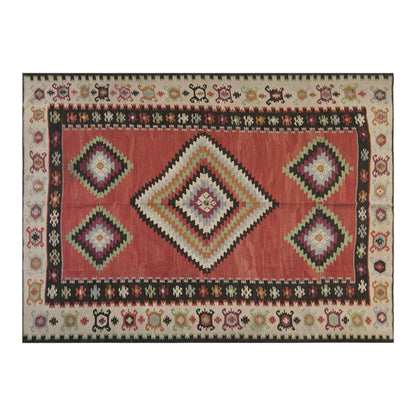 Vintage Antique Bessarabian Kilim, 245 x 295 cm / 8 x 9.7 ft