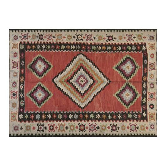 Vintage Antique Bessarabian Kilim, 245 x 295 cm / 8 x 9.7 ft