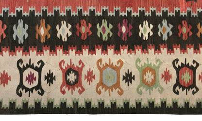 Vintage Antique Bessarabian Kilim, 245 x 295 cm / 8 x 9.7 ft