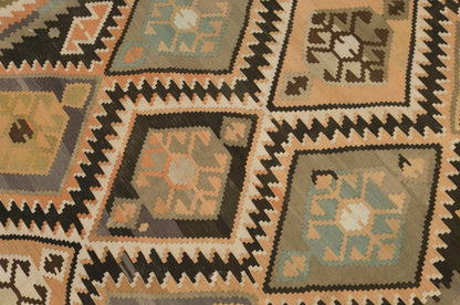 Vintage Antique Caucasian Kilim, 178 x 350 cm / 5.8 x 11 ft