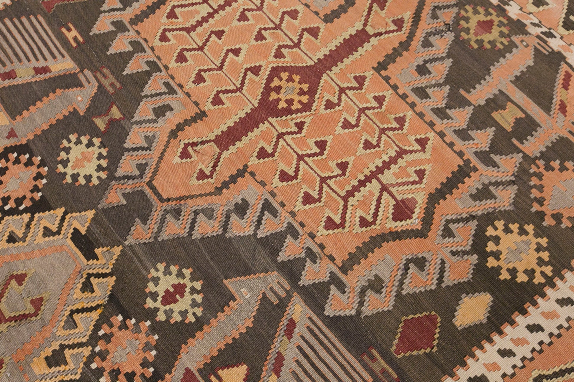 Vintage Antique Caucasian Kilim, 180 x 330 cm / 5.9 x 11 ft