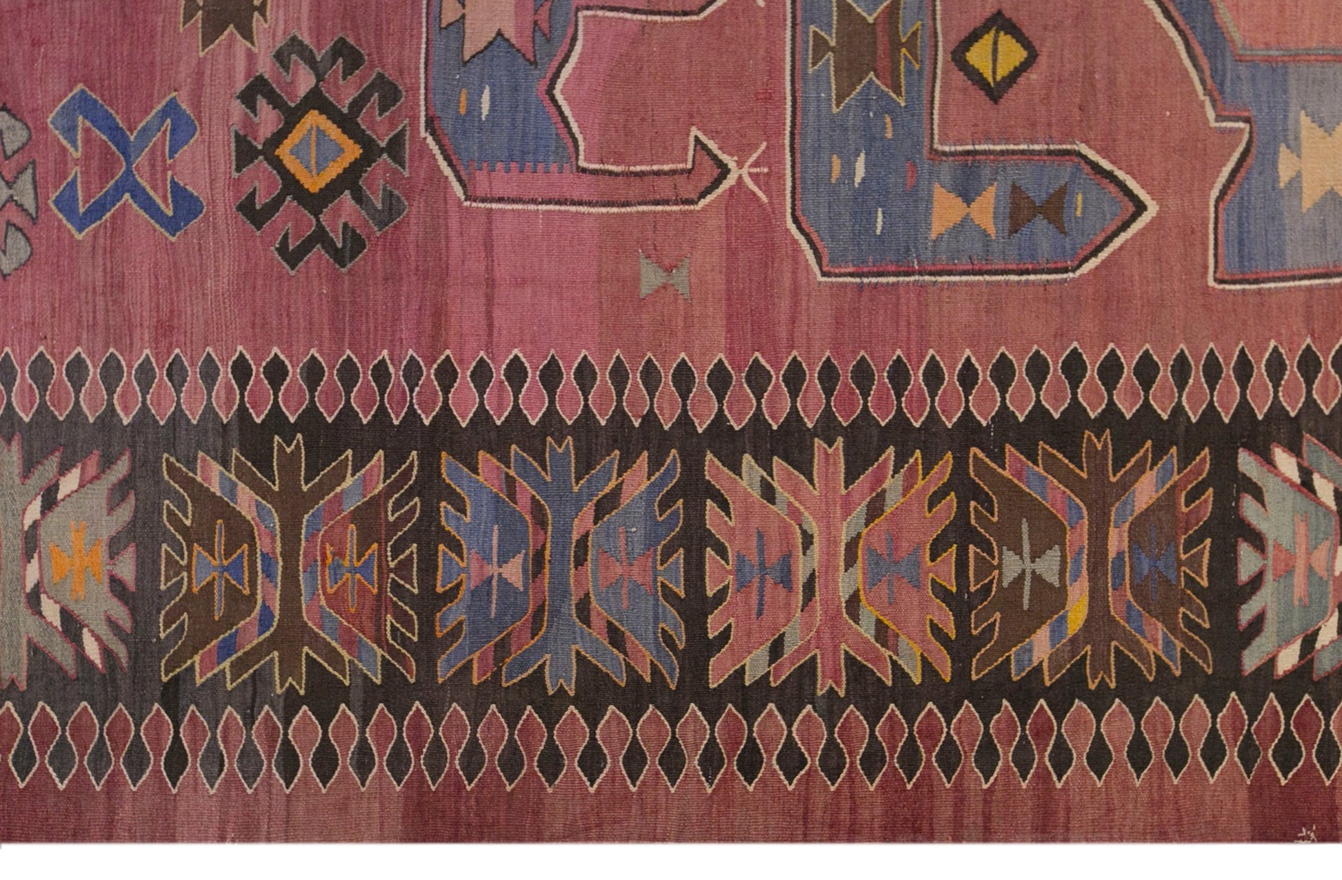 Vintage Antique Caucasian Kilim, 180 x 340 cm / 5.9 x 11 ft