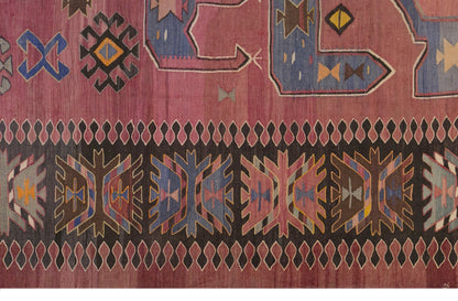 Vintage Antique Caucasian Kilim, 180 x 340 cm / 5.9 x 11 ft