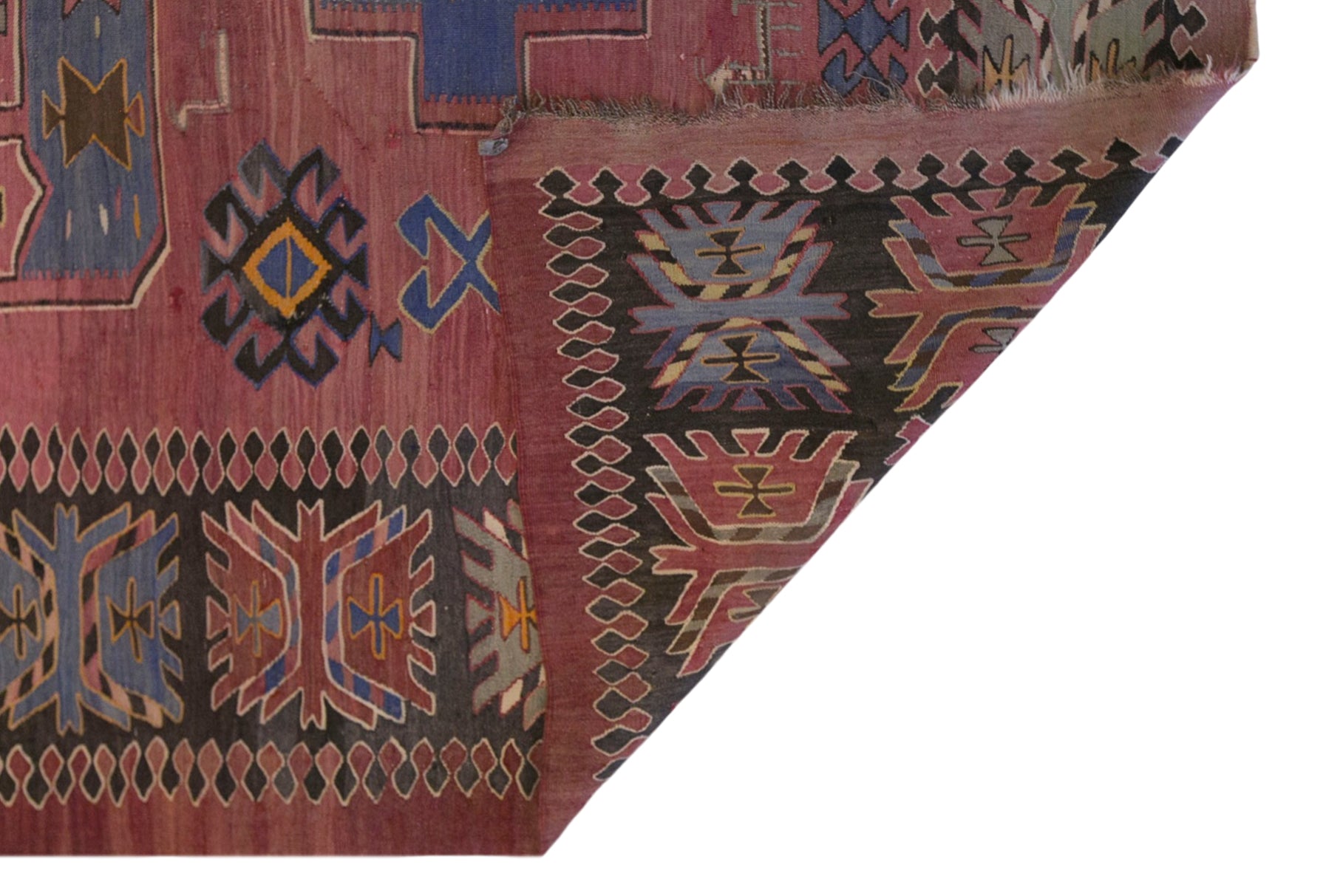 Vintage Antique Caucasian Kilim, 180 x 340 cm / 5.9 x 11 ft