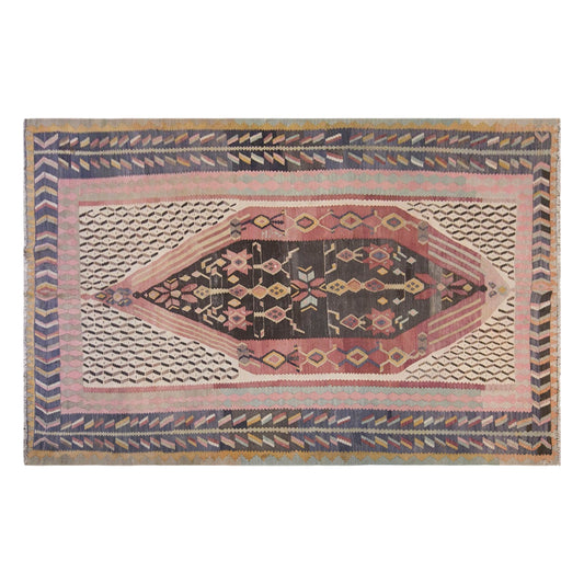 Vintage Antique Caucasian Kilim, 192 x 320 cm / 6.3 x 10 ft
