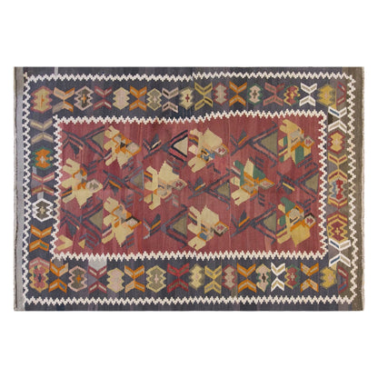 Vintage Antique Karabag Kilim, 127 x 210 cm / 4.2 x 6.9 ft