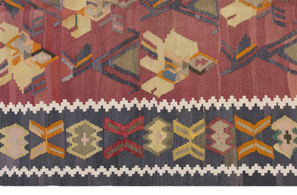 Vintage Antique Karabag Kilim, 127 x 210 cm / 4.2 x 6.9 ft