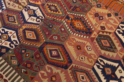 Vintage Antique Kilim, 170 x 430 cm / 5.6 x 14 ft