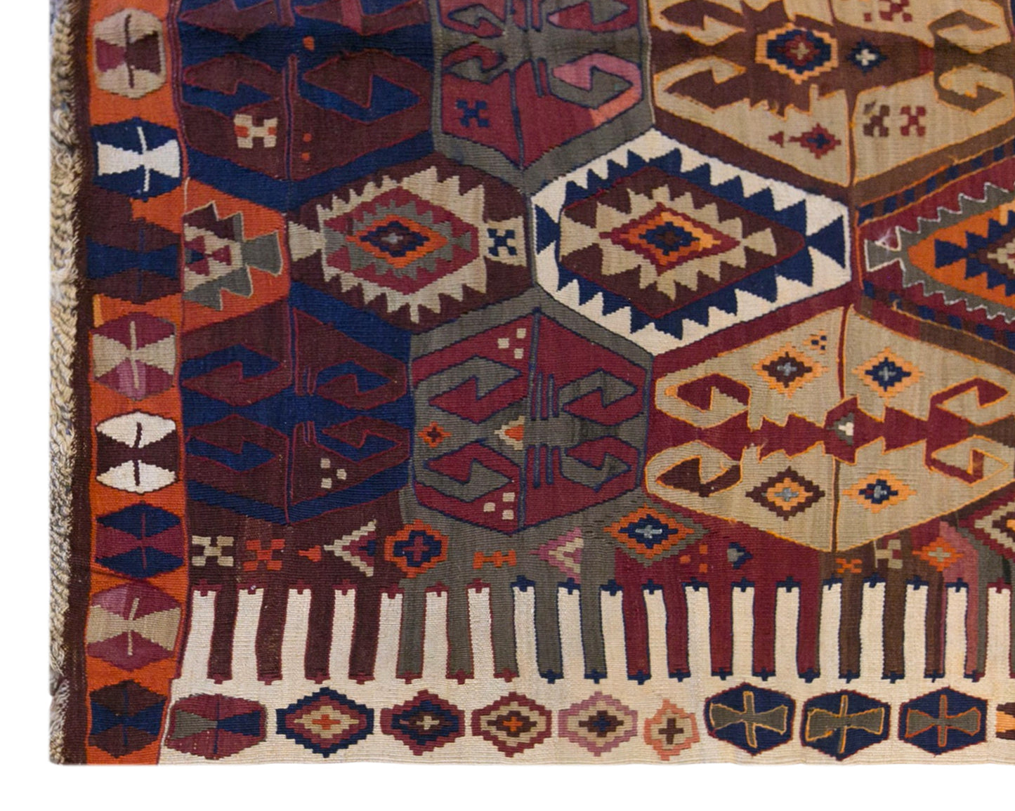 Vintage Antique Kilim, 170 x 430 cm / 5.6 x 14 ft