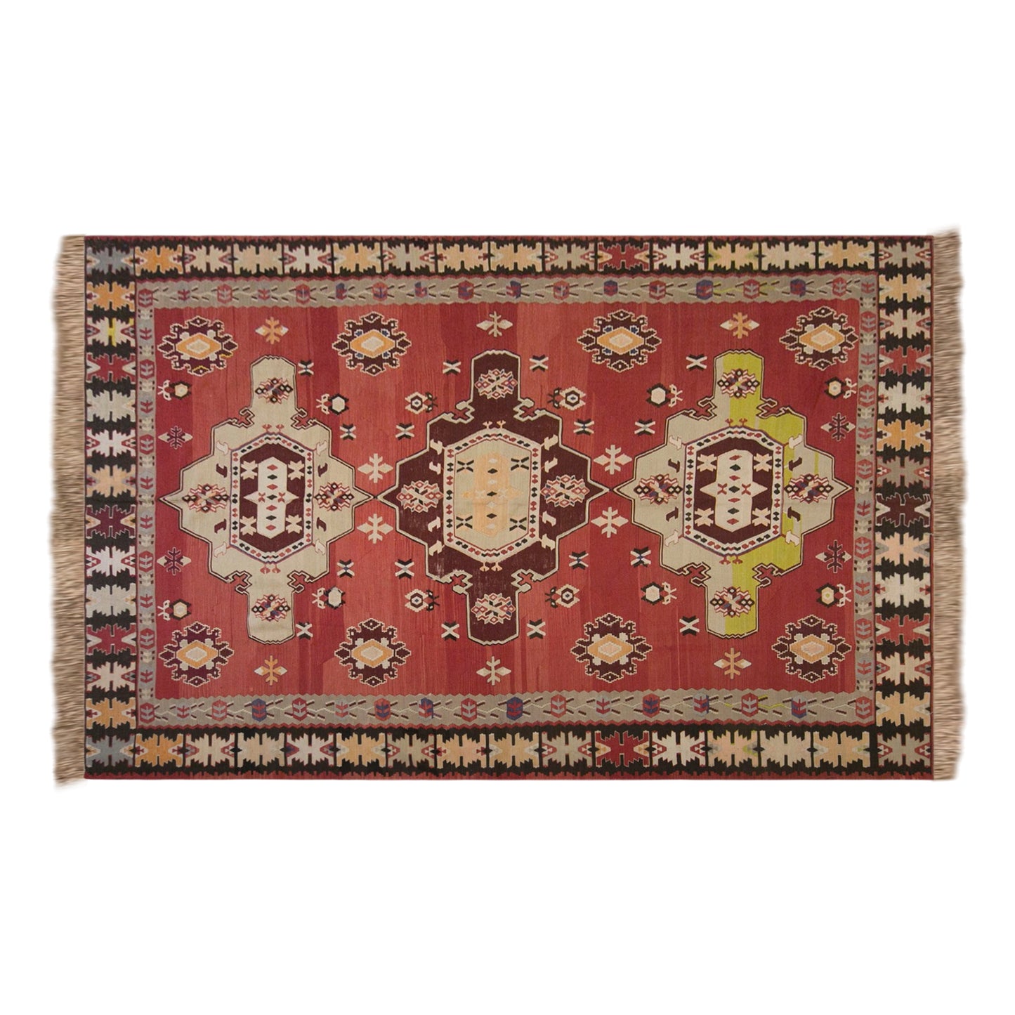 Vintage Antique Bessarabian Kilim, 255 x 345 cm / 8.4 x 11 ft