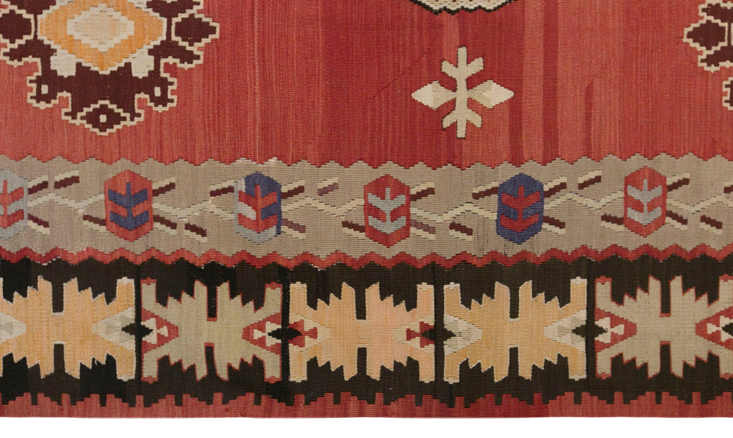 Vintage Antique Bessarabian Kilim, 255 x 345 cm / 8.4 x 11 ft