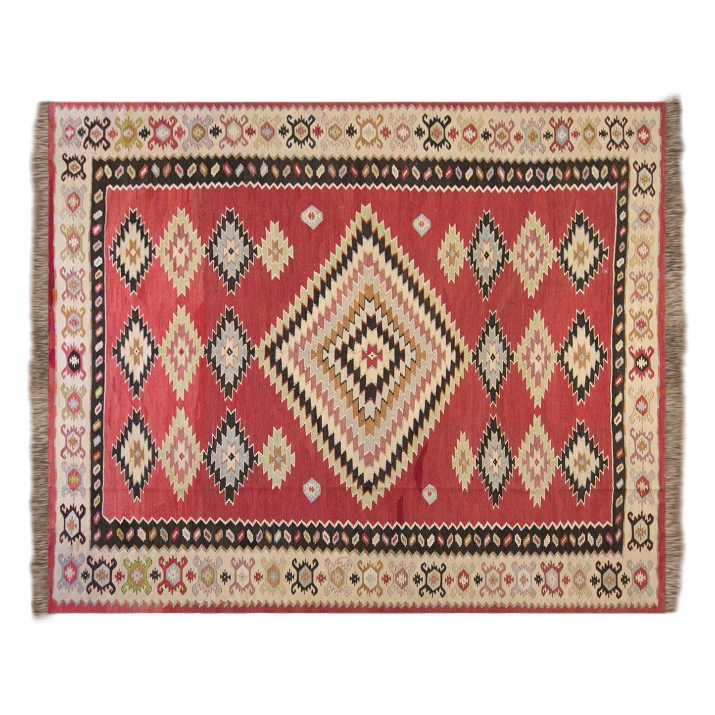 Vintage Antique Kilim, 300 x 350 cm / 9.8 x 11 ft