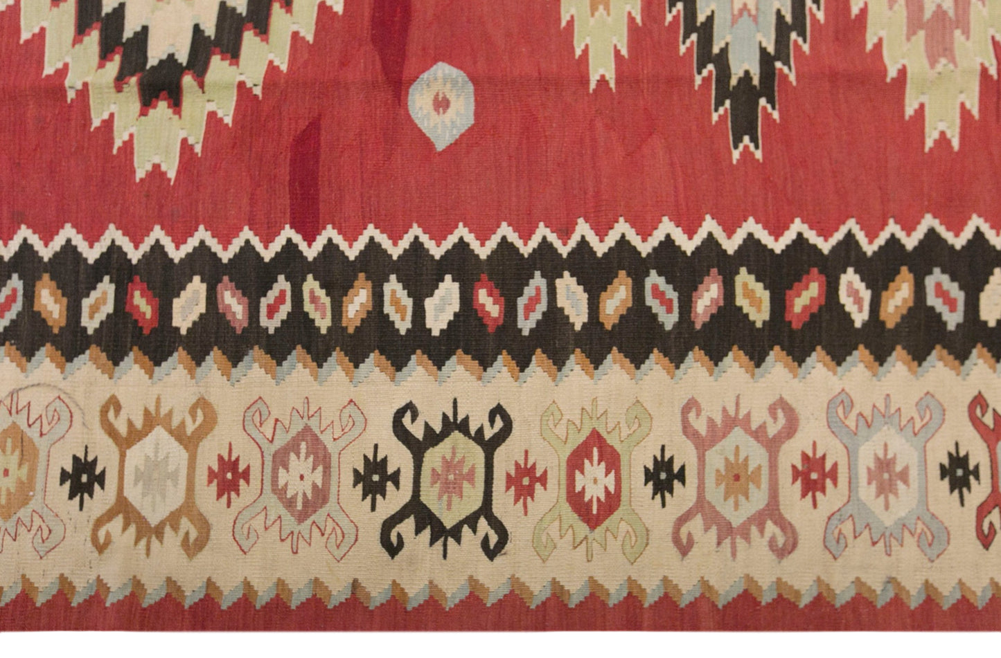 Vintage Antique Kilim, 300 x 350 cm / 9.8 x 11 ft