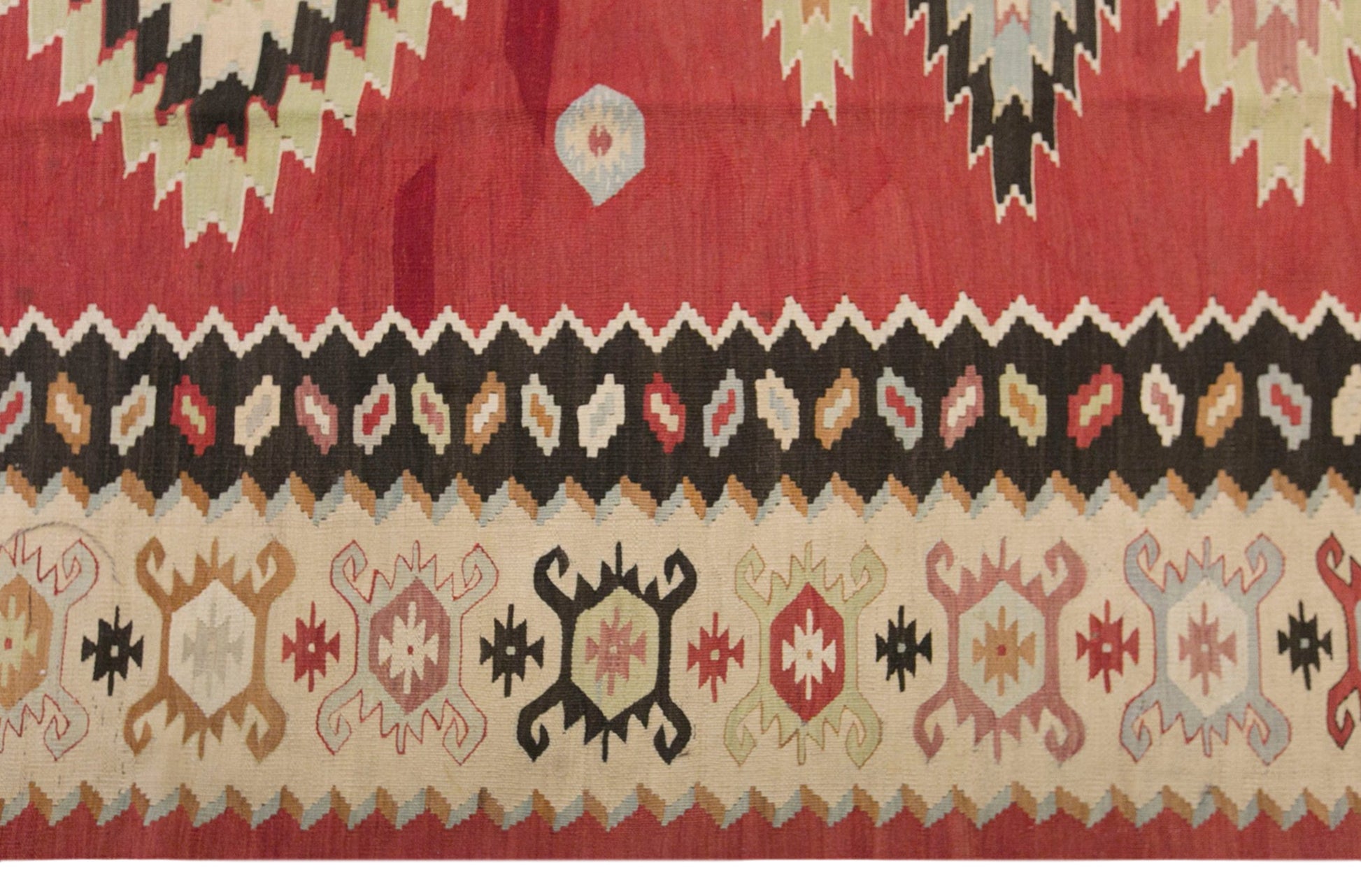 Vintage Antique Kilim, 300 x 350 cm / 9.8 x 11 ft