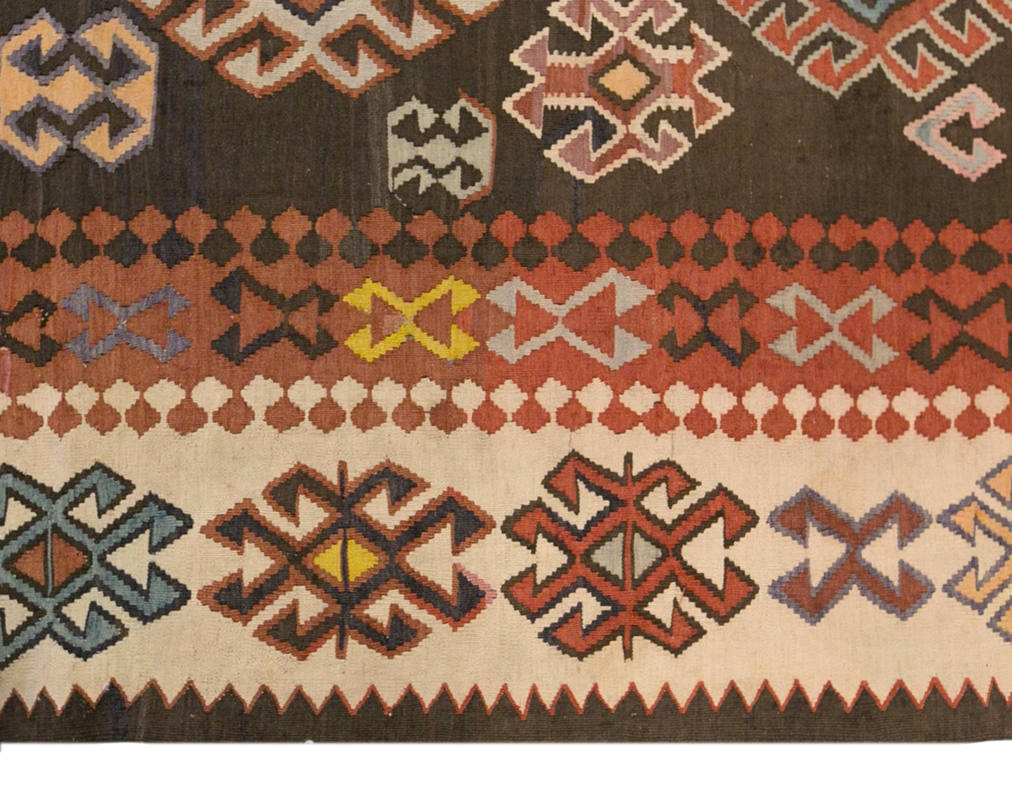 Vintage Antique Kilim Rug, 200 x 325 cm / 6.6 x 11 ft