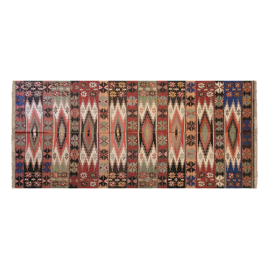 Vintage Antique Konya Kilim, 170 x 415 cm / 5.6 x 14 ft