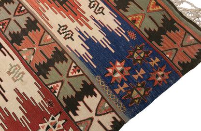 Vintage Antique Konya Kilim, 170 x 415 cm / 5.6 x 14 ft