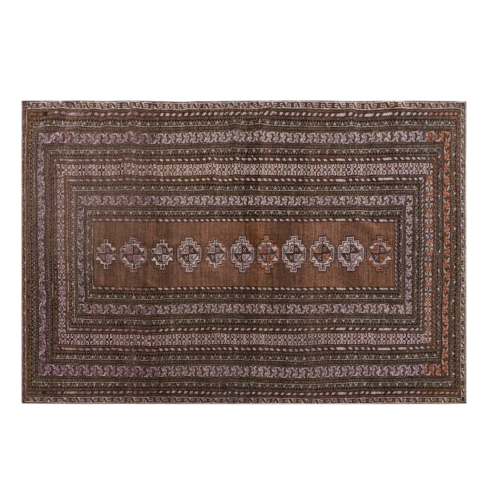 Vintage Area Rug, 127 x 185 cm (4.2 x 6.1 ft)