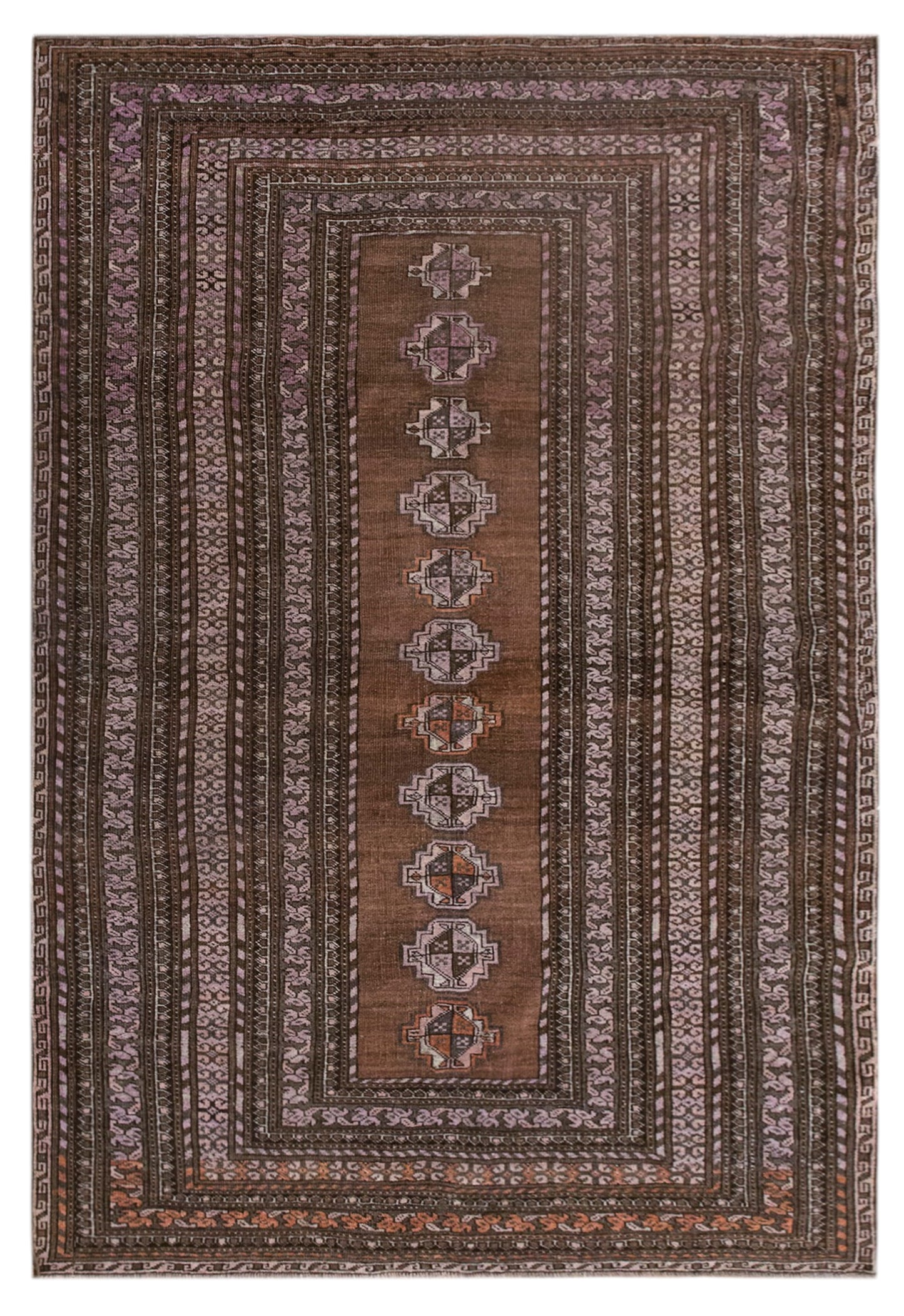 Vintage Area Rug, 127 x 185 cm (4.2 x 6.1 ft)