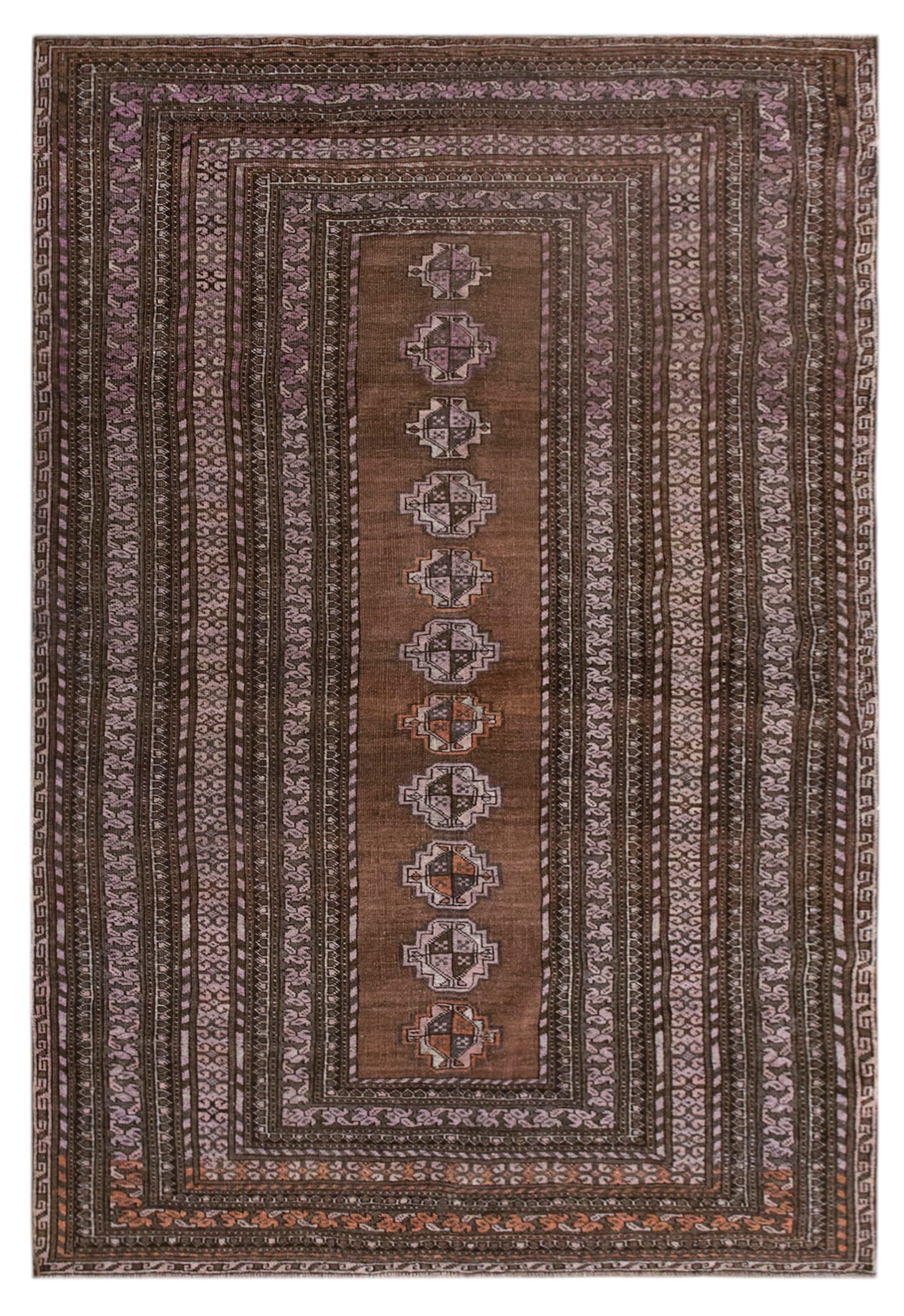 Vintage Area Rug, 127 x 185 cm (4.2 x 6.1 ft)