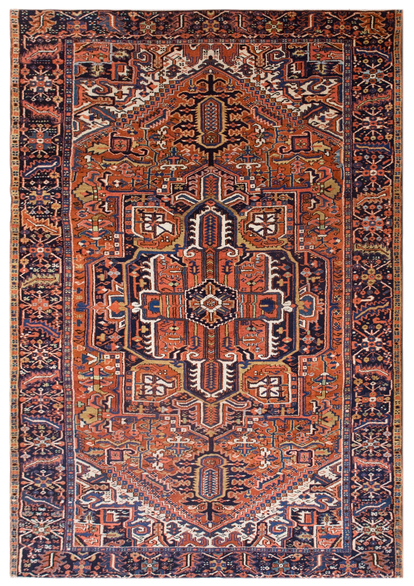 Vintage Area Rug 245 x 357 cm (8.0 x 11.7 ft)