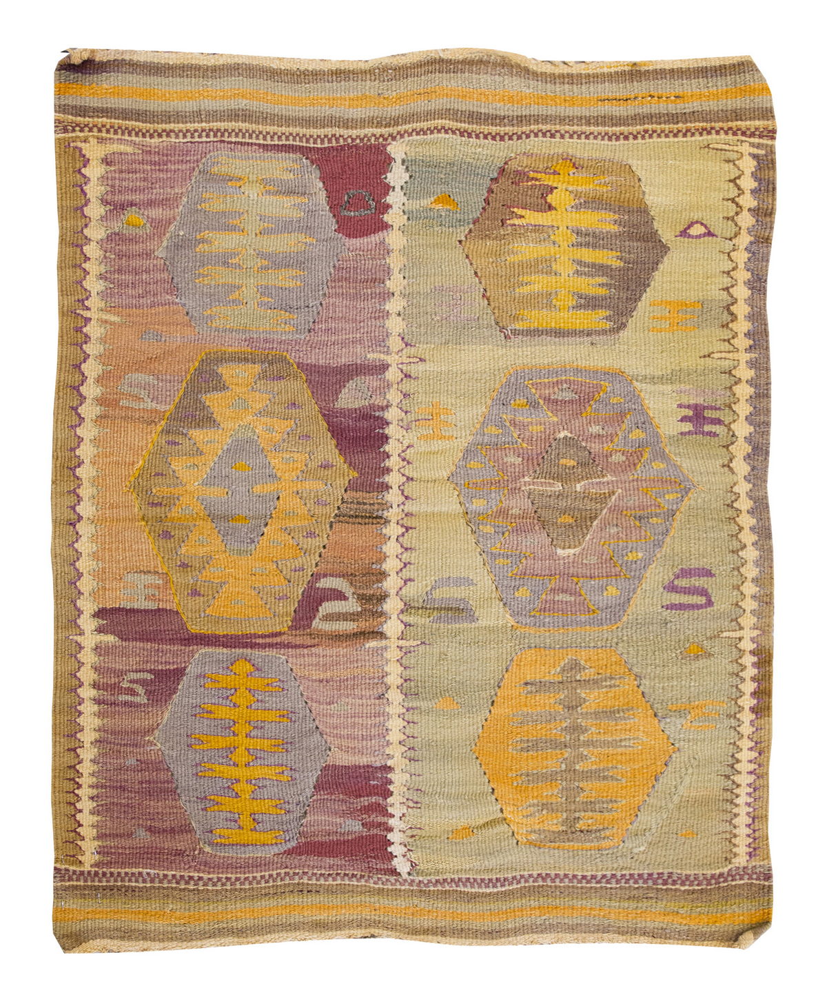 Vintage Barak Kilim Rug, 75 x 98 cm ≈ 2.6 x 3.3 ft