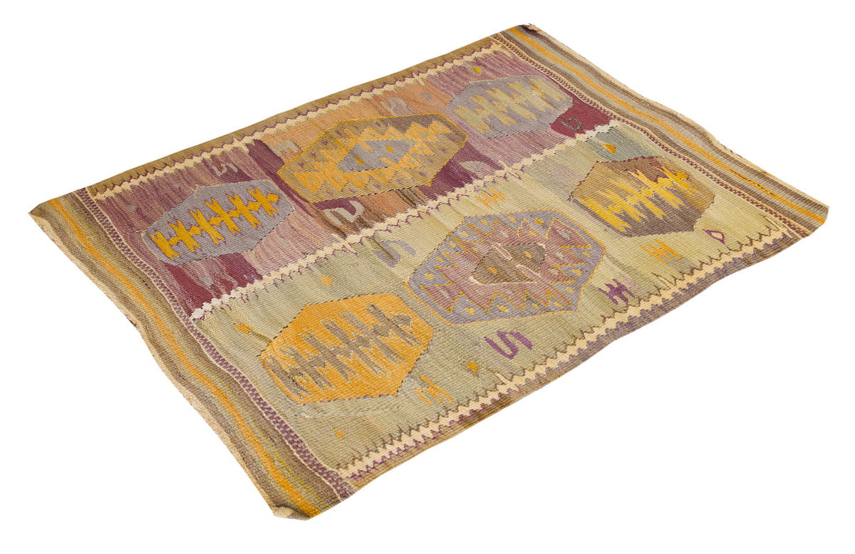 Vintage Barak Kilim Rug, 75 x 98 cm ≈ 2.6 x 3.3 ft
