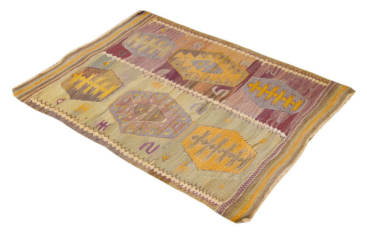 Vintage Barak Kilim Rug, 75 x 98 cm ≈ 2.6 x 3.3 ft