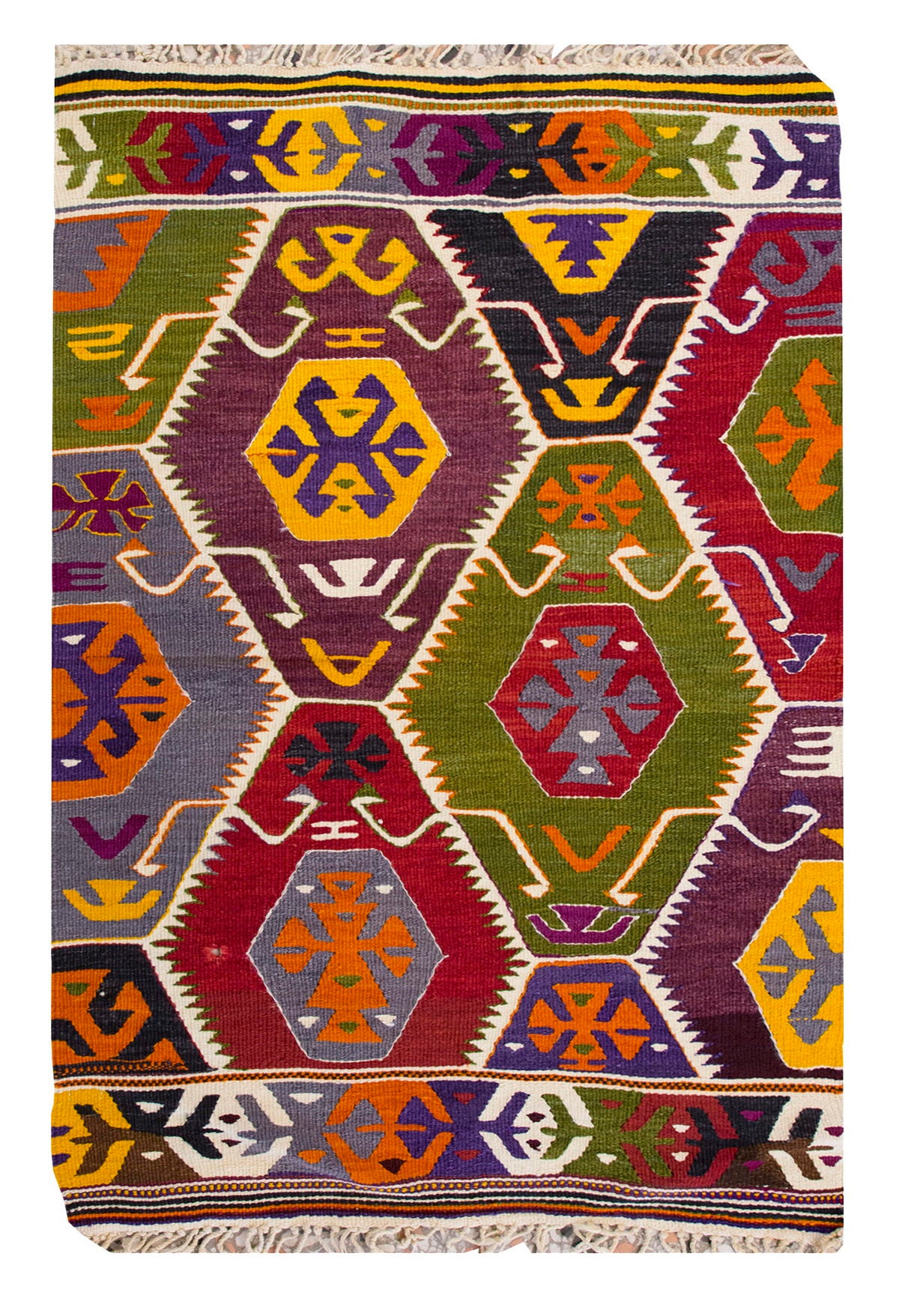 Vintage Barak Kilim Rug, 92 x 140 cm ≈ 3.02 x 4.7 ft