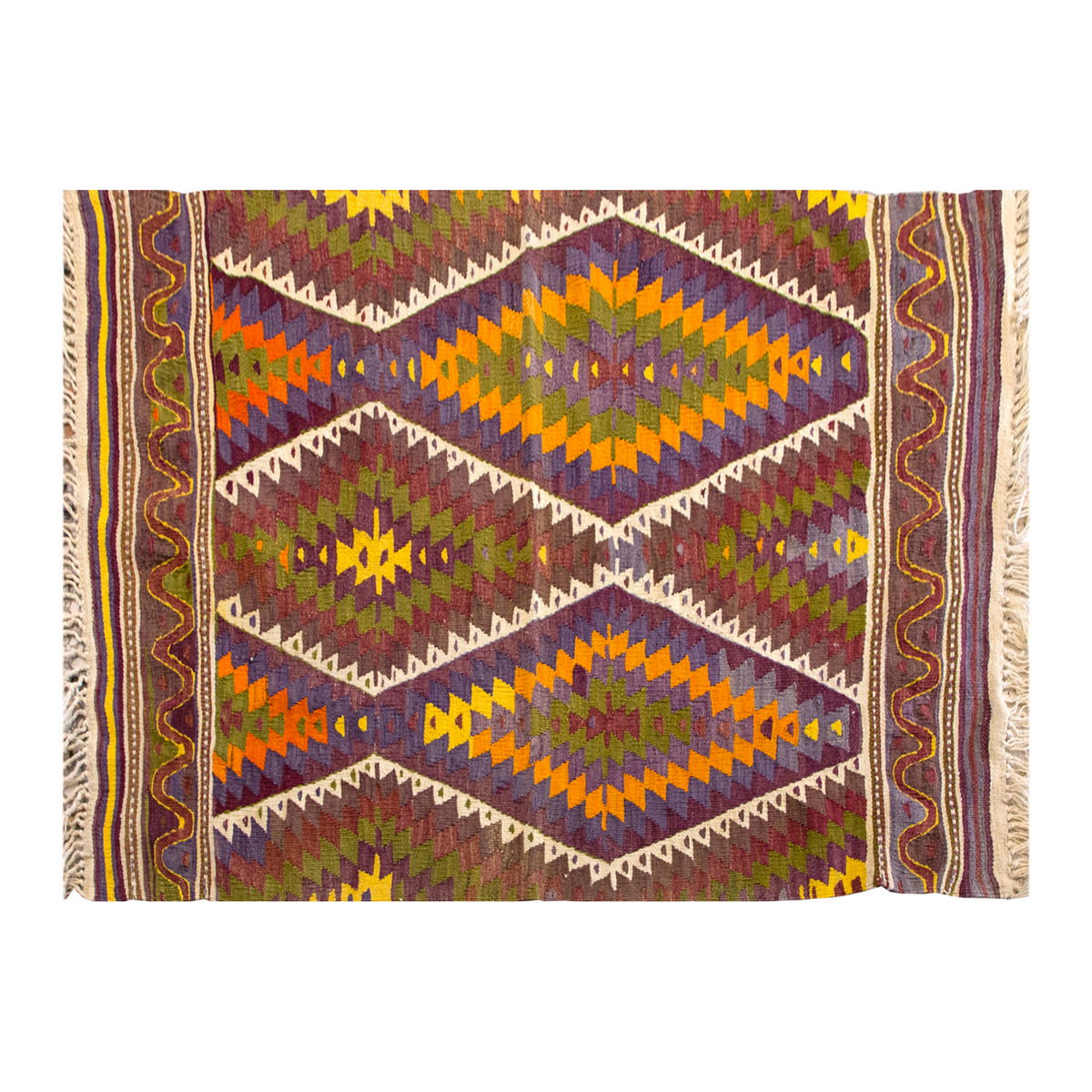 Vintage Barak Rug, 108 x 158 cm, 3.6 x 5.2 ft