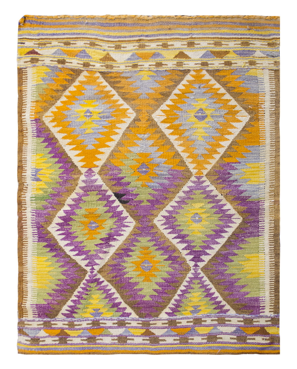 Vintage Barak Rug, 3.11 x 3.1 ft Rug, 120 x 94 cm