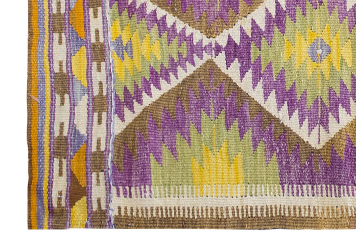 Vintage Barak Rug, 3.11 x 3.1 ft Rug, 120 x 94 cm