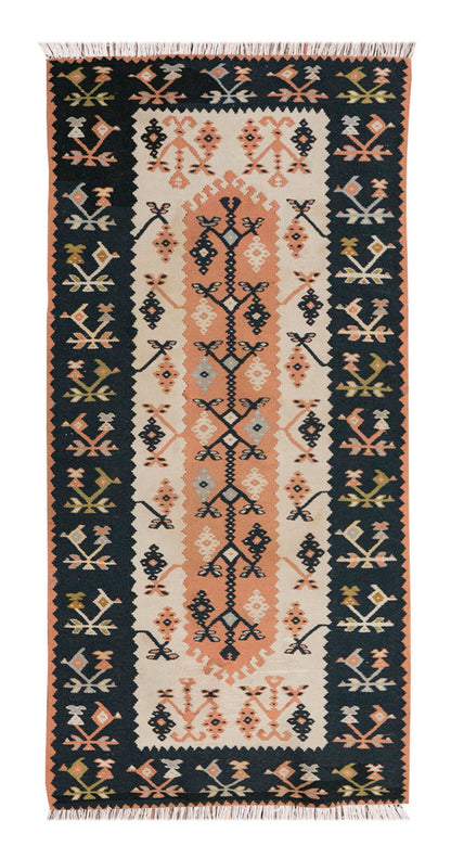 Vintage Bessarabian Kilim Rug, 58 x 116 cm (1.1 x 3.1 ft)
