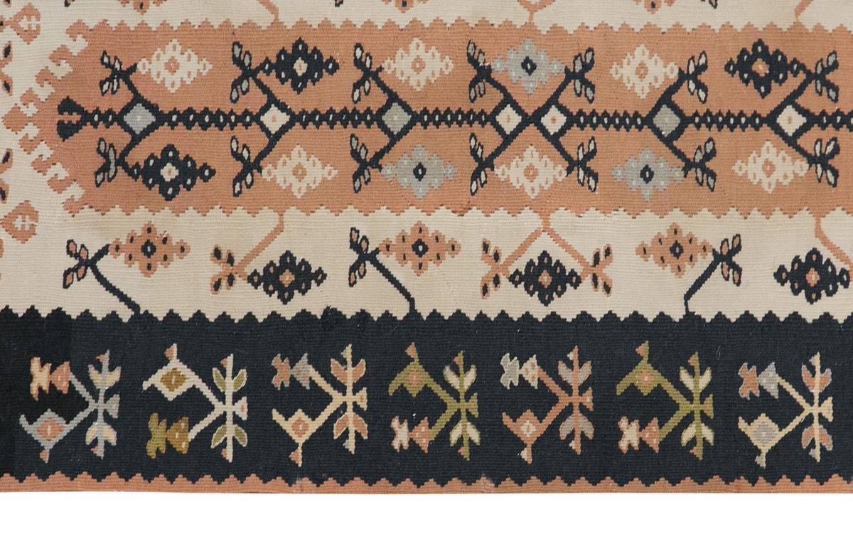 Vintage Bessarabian Kilim Rug, 58 x 116 cm (1.1 x 3.1 ft)