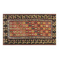 Vintage Bessarabian Kilim Rug, 6.1 x 10.2 ft, 185 x 310 cm, 80 Year Old Handwoven Wool Kilim