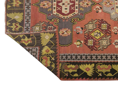 Vintage Bessarabian Kilim Rug, 8.0 x 10.7 ft, 245 x 325 cm, Handwoven Wool Kilim