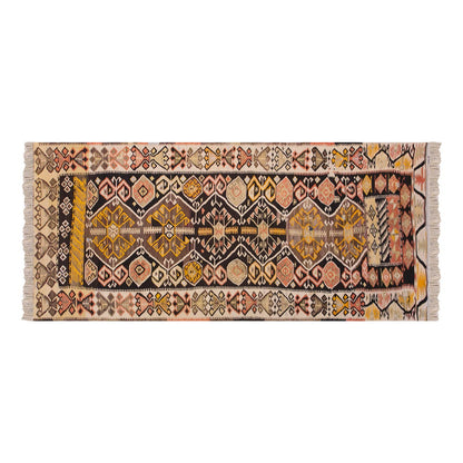 Vintage Central Anatolian Kilim Runner, 110 × 310 cm, 3.7 × 10.2 ft
