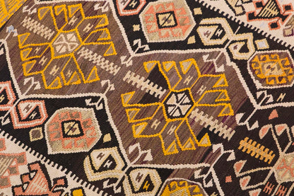 Vintage Central Anatolian Kilim Runner, 110 × 310 cm, 3.7 × 10.2 ft